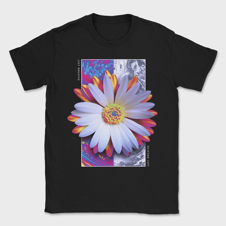 Holographic Lily Flower, Tricou Barbati (Unisex)
