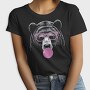 Bear Monochrome Bubblegum, Tricou Femei