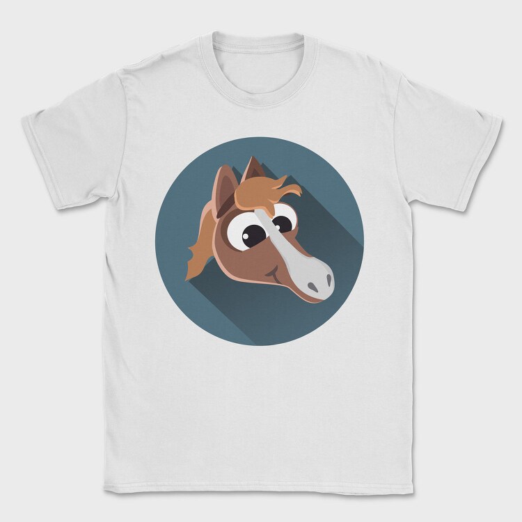 Horse Icon Art, Tricou Barbati (Unisex)