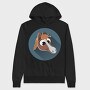 Horse Icon Art, Hanorac Oversize Barbati (Unisex)