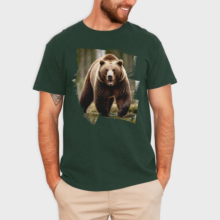 Bear Nature, Tricou Barbati (Unisex)