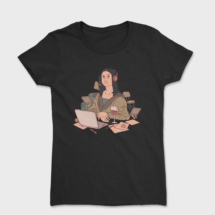 Home Office Mona Lisa, Tricou Femei