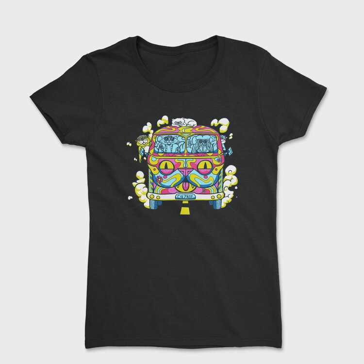 Hippie Cat Van, Tricou Femei