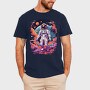 Colorful Astronaut Space, Tricou Barbati (Unisex)