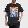 Wave Possum Japanese, Tricou Barbati (Unisex)