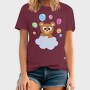 Bear on the Cloud, Tricou Barbati (Unisex)