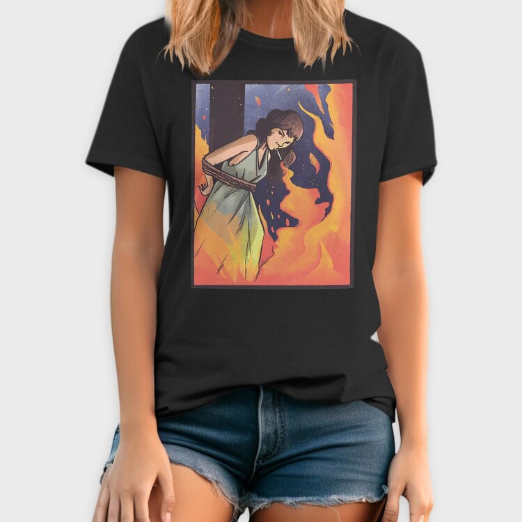 Burning Witch Cigarrette, Tricou Barbati (Unisex)