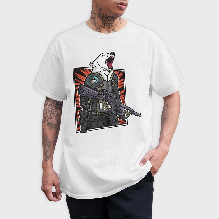 Tactic Bear, Tricou Barbati (Unisex)