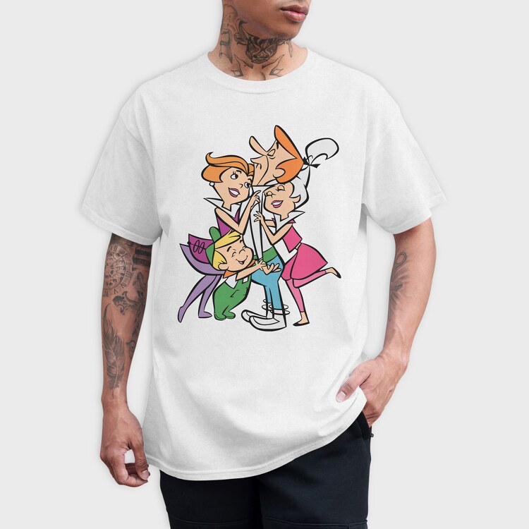 Cartoon Retro the Jetsons 4, Tricou Barbati (Unisex)