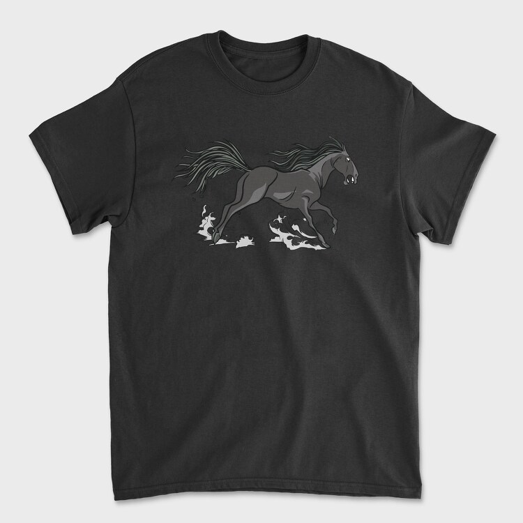 Horse Run, Tricou Barbati (Unisex)