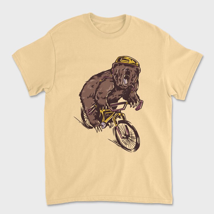 Bear BMX Bike, Tricou Barbati (Unisex)