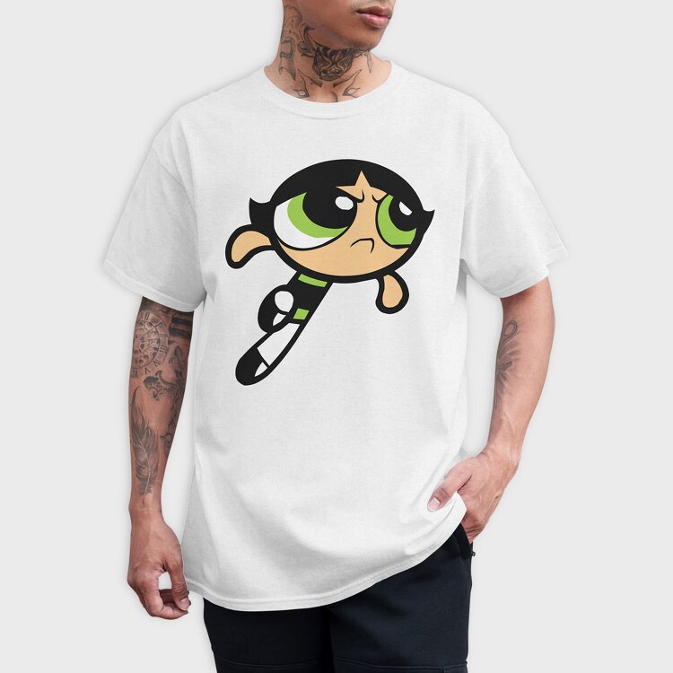 Cartoon Retro the Powerpuff Girls 2, Tricou Barbati (Unisex)