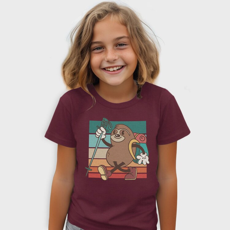 Sloth Hiker, Tricou Copii