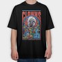 Horror Clown Clowns No Funny, Tricou Oversize Barbati (Unisex)