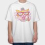 Hipster Gamer Cat, Tricou Oversize Barbati (Unisex)
