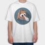 Horse Icon Art, Tricou Oversize Barbati (Unisex)