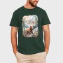 Bear Watercolor Forest, Tricou Barbati (Unisex)