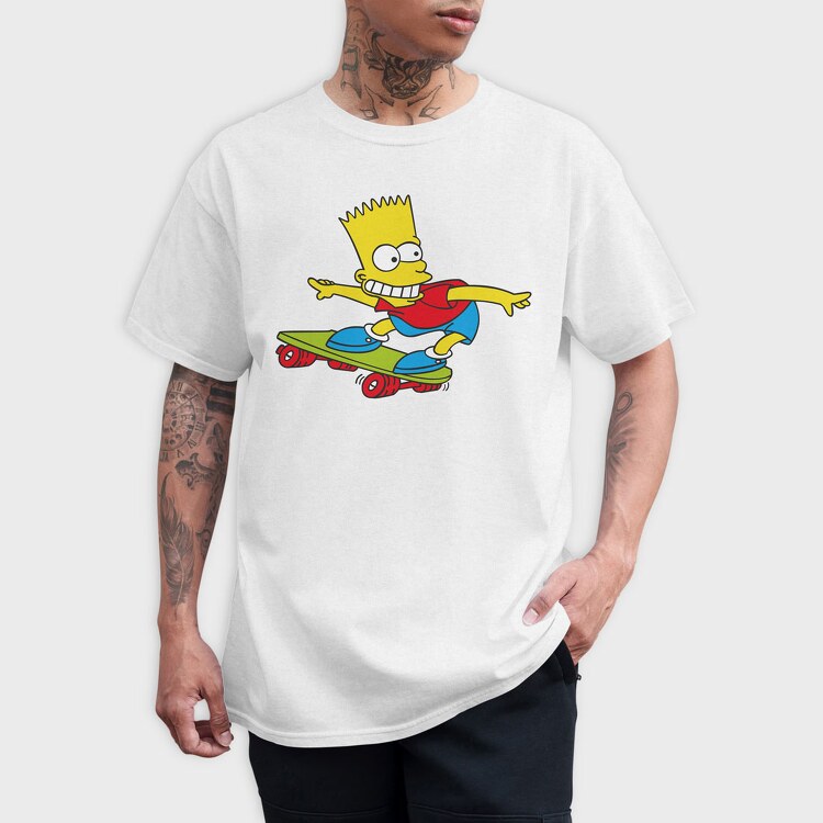 Cartoon Retro the Simpsons 5, Tricou Barbati (Unisex)