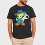Cartoon Retro Tweety 3, Tricou Barbati (Unisex)