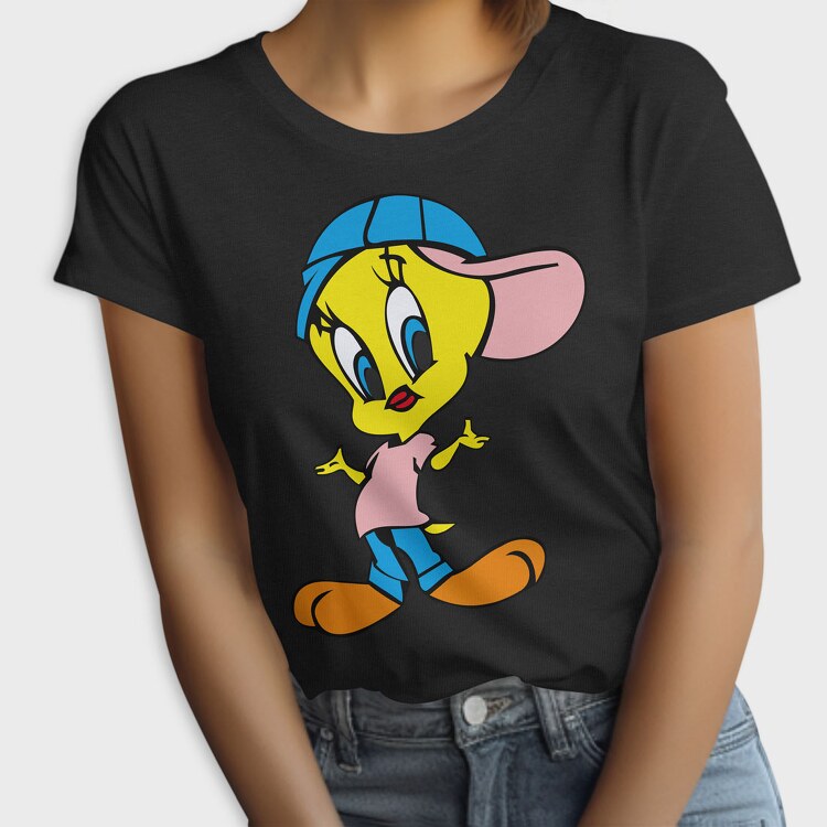 Cartoon Retro Tweety 4, Tricou Femei