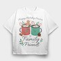 Hot Chocolate Holiday Season Drinks, Tricou Oversize Barbati (Unisex)