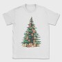 Hot Dog Christmas Tree, Tricou Barbati (Unisex)