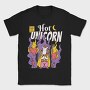 Hot Unicorn Cartoon, Tricou Barbati (Unisex)