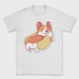 Hotdog Corgi, Tricou Barbati (Unisex)