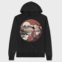 Traditional Japanese Geisha, Hanorac Oversize Barbati (Unisex)