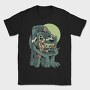 Werewolf Cartoon Halloween Wolf Moon, Tricou Barbati (Unisex)