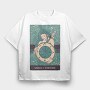 Wheel Of Fortune Tarot, Tricou Oversize Barbati (Unisex)