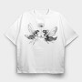 Whimsical Fairies Dandelion, Tricou Oversize Barbati (Unisex)