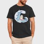 Cute Surfer Cat, Tricou Barbati (Unisex)
