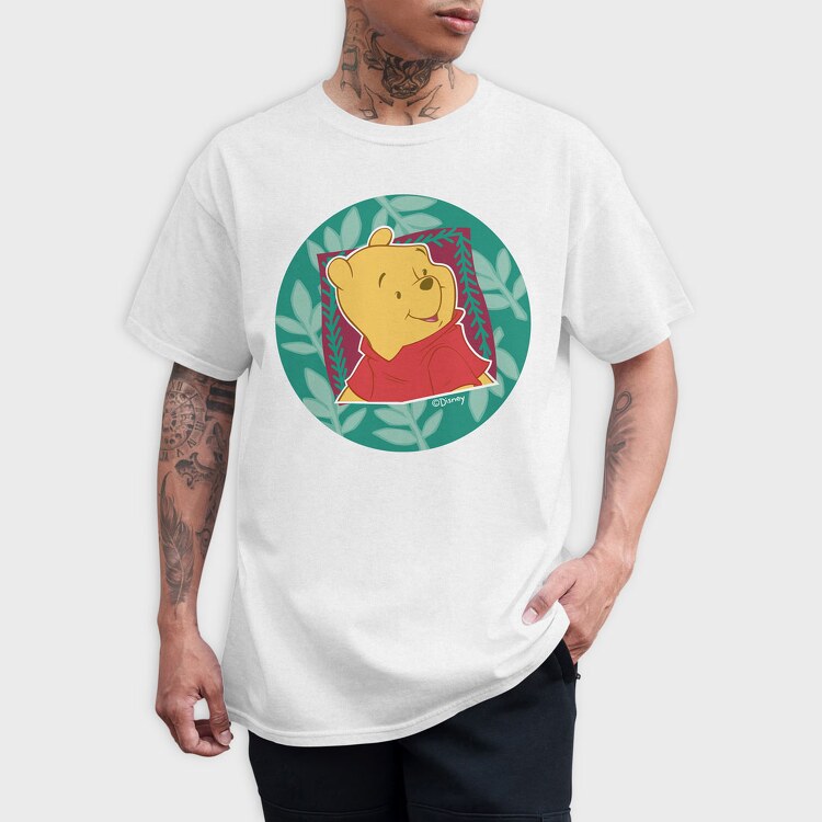 Cartoon Retro Winnie the Pooh 3, Tricou Barbati (Unisex)