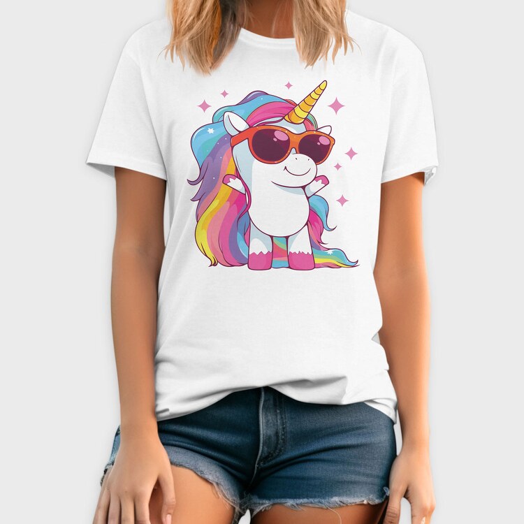 Unicorn Sunglasses, Tricou Barbati (Unisex)