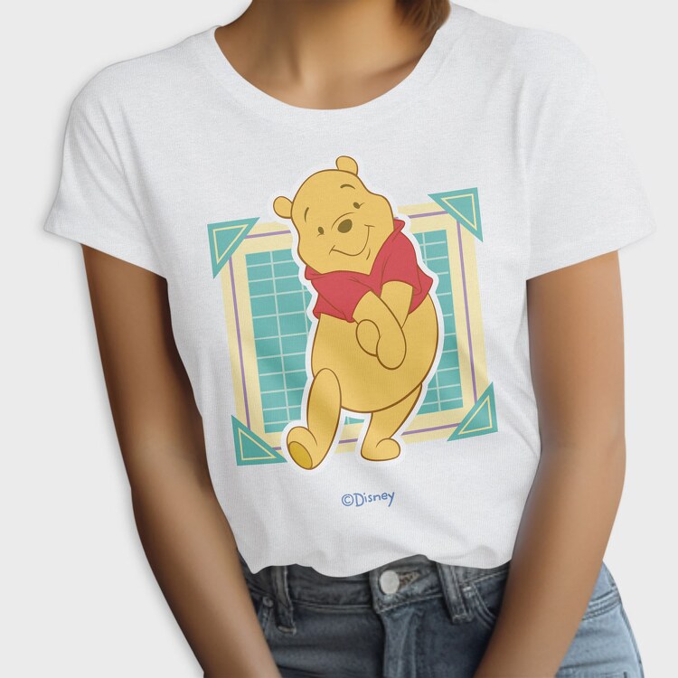 Cartoon Retro Winnie the Pooh 4, Tricou Femei