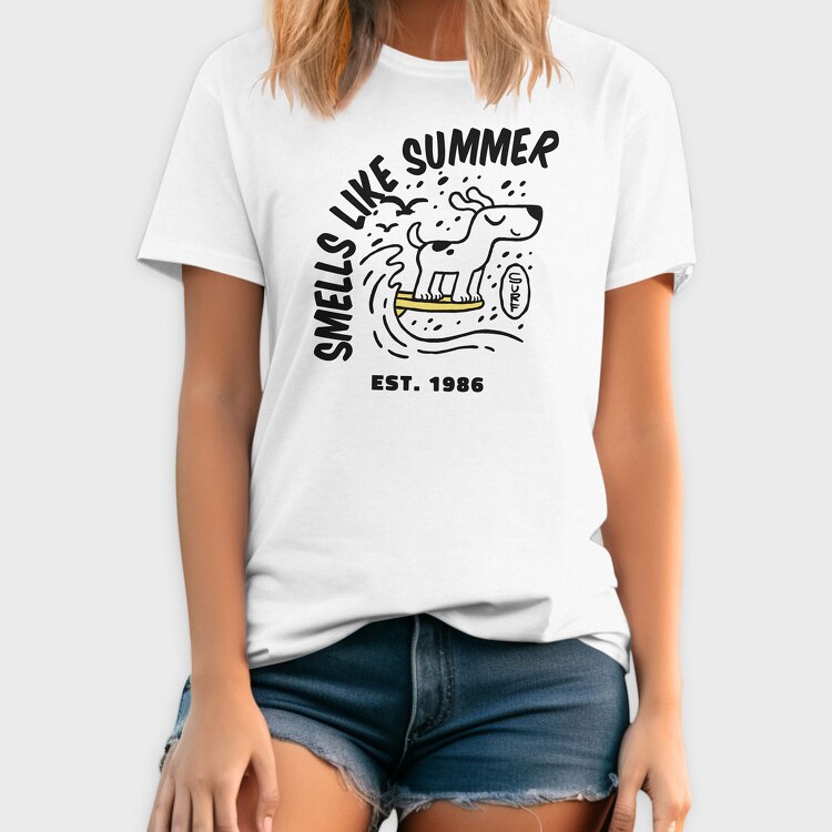 Smells Like Summer Dog, Tricou Barbati (Unisex)