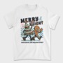 Merry and Bright Tree Cookie, Tricou Barbati (Unisex)