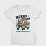 Merry and Bright Tree Cookie, Tricou Femei