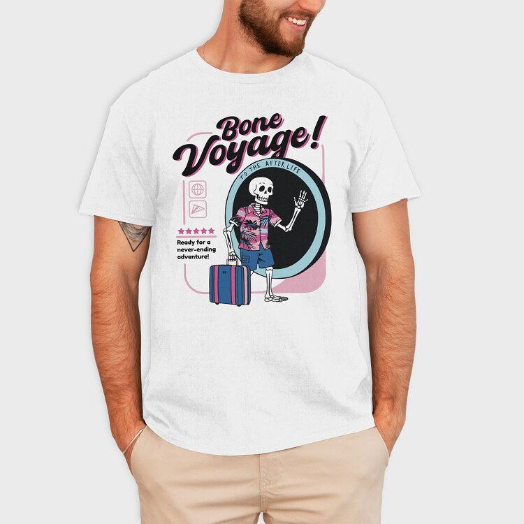 Bone Voyage, Tricou Barbati (Unisex)