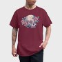 Tattoo Skull Flowers, Tricou Barbati (Unisex)