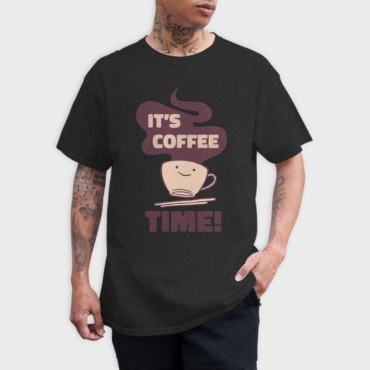 Its Coffee Time, Tricou Barbati (Unisex)