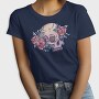 Tattoo Skull Flowers, Tricou Femei