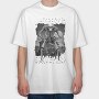 Whispers In The Graveyard Skeleton, Tricou Oversize Barbati (Unisex)