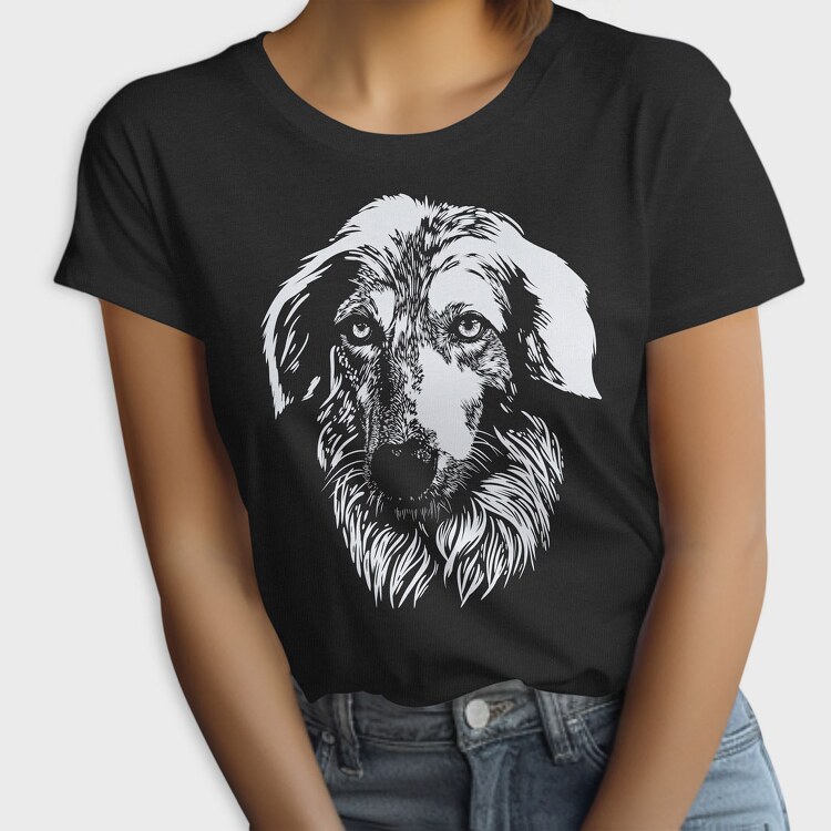 Borzoi Dog, Tricou Femei