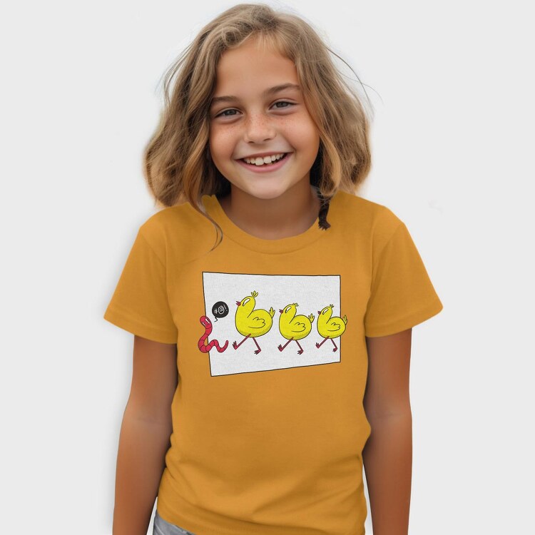 Worm Chicks, Tricou Copii
