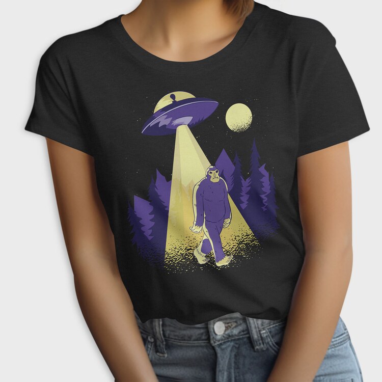 Alien Kidnapping Bigfoot, Tricou Femei