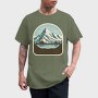 Mountain Lake, Tricou Barbati (Unisex)