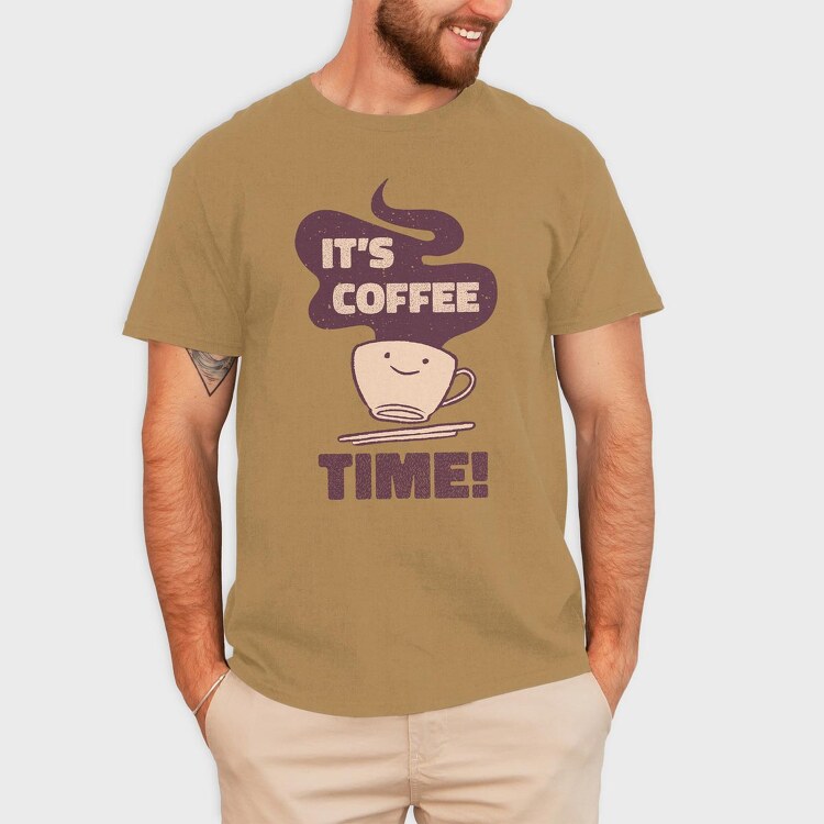Its Coffee Time, Tricou Barbati (Unisex)