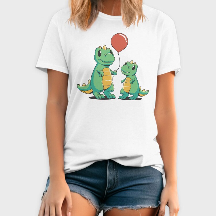 Dinos Balloon, Tricou Barbati (Unisex)